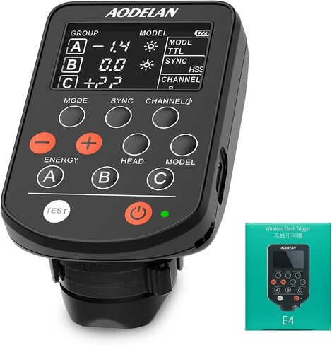 AODELAN TTL Flash Trigger for Nikon Cameras, 1/8000s HSS, Replaces Profoto Air Remote TTL, Compatible for Profoto A1, D2, Pro-10, B10 in Saudi Arabia