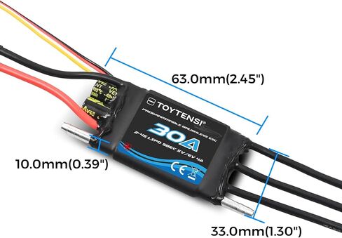 80A 2-6S Water Cooling Brushless Marine ESC for RC Boat with 4.0mm Bullet and XT90 connectors in Kuwait
