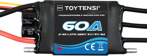 80A 2-6S Water Cooling Brushless Marine ESC for RC Boat with 4.0mm Bullet and XT90 connectors in Kuwait