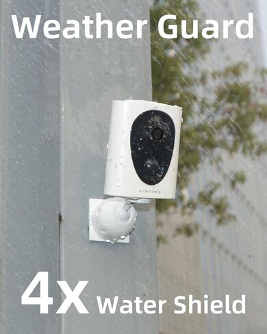 virtavo VistaFlask 2K Security Cameras Wireless Outdoor, Battery Powered, AI Motion Detection, for Home Security, Starlight Lens for Colorful Night Vision, 2-Way Audio, Cloud/SD Storage 4pack in Kuwait