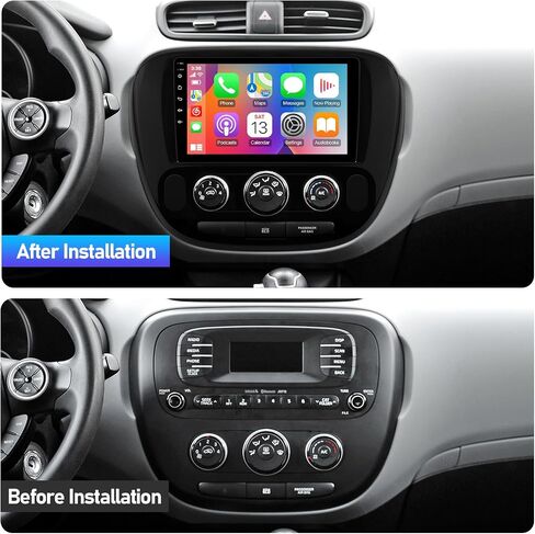2+32g 9 بوصة Android 13 Stereo Car for Kia Soul 2014-2019 IPS شاشة الشاشة اللمسات مع Carplay و Android دعم الكاميرا الاحتياطية GPS FM Navi BT SWC in Kuwait