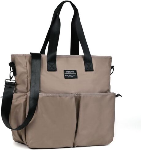 Riverland Diaper Bag Baby bag Newly Redesigned Stylish Tote Cross body Travel tote Mom Dad unisex Men women Large capacity in Saudi Arabia