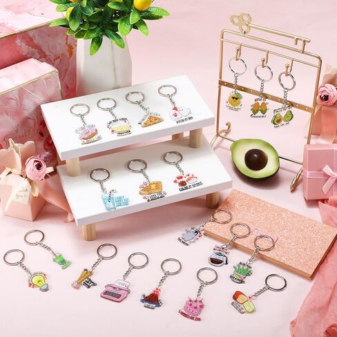 100 PCS Pink Bow Party Favors ، Pink Beal Bow keychains Bulk Coquette Girly Preppy Bridal Shower School Dusty 1st Birthdy Party Decortations for Back to School Wedding ، 20 Style in Saudi Arabia