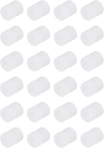 MECCANIXITY RC Anti Vibration Rubber Balls for RC F4 F7 Flight Controller M2x6mm Shock Absorption Balls (White), Pack of 24 in Kuwait