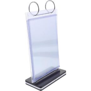 Ciieeo Menu Holder for Table Menu Display Holder Flip Menu Holder Menu Display Stand Desktop Display Stand Restaurant Menu Stand Sign Poster Stand A4 Pvc Picture Frame Material