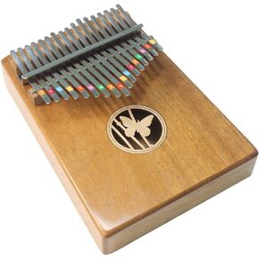 21 Tones Solid Wood Kalimba 21 keys Thumb Piano Mbira Finger Piano Gift for Adult Beginners Professional Birthday Gifts African Wooden Portable music Instrument…