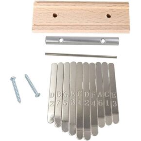 Jiayouy Kalimba Thumb Piano 10 Keys DIY Sets Bridge Saddle for Kalimba Thumb Piano Replacement Accessories