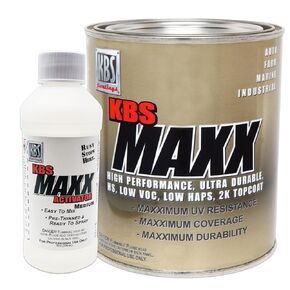 KBS MAXX Clear Quart Flat - UV Stable 2K Durable Clear Coat Paint