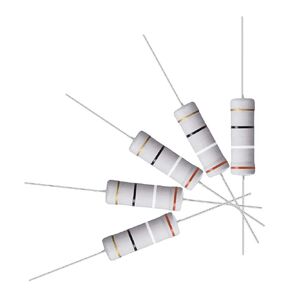 uxcell 10Pcs 39 Ohm Resistor, 5W 5% Tolerance Metal Oxide Film Resistors, Lead, Flame Proof for DIY Electronic Projects and Experiments