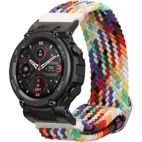 حزام نايلون kwmobile متوافق مع Huami Amazfit T-Rex/T-Rex Pro - حزام بديل لتتبع اللياقة البدنية