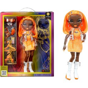Rainbow High Michelle- Orange Fashion Doll. Fashionable Outfit & 10+ Colorful Play Accessories. Great Gift for Kids 4-12 Years Old and Collectors.