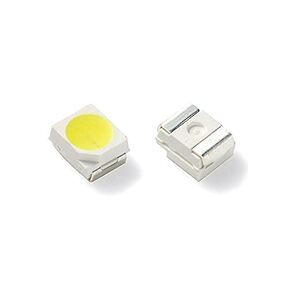 100 Pieces of PLCC-2 Surface Mount LEDs, 3528 Size SMD SMT LED - Warm White 3000K, 100pcs