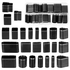 Rustark 24Pcs Leather Hollow Punch Cutter Tools Multiple Shapes One Hole Leather Cutting Tools with Storage Box, Leather Shape Punch Set Leather Craft Hollow Hole Punch for Handmade Leather Craft