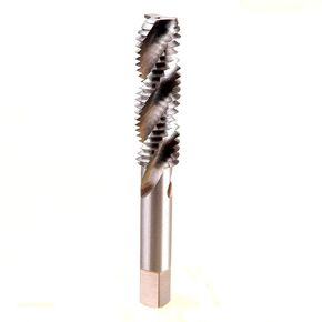 MaxTool 9/16-12 Spiral Flute Taps HSS M2 Thread Taps 12 TPI Fully Ground Right Hand; SFF02W02R36