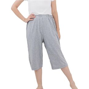 DEEYOTA Patient Clothing-Fully Open Patient Care Pants,Postoperative Recovery Zipper Sweat Pants,Easy to Put on and Take Off
