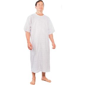 Nobles Health Care Stars Print Unisex Hospital Gowns - 3X / IV -Pack of 2