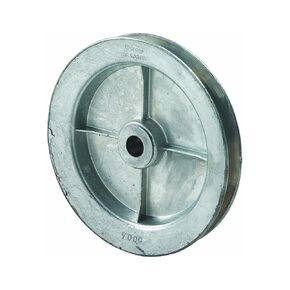 6" x 5/8" bore, with Keyway, A-Groove, Chicago Die Cast Pulley, 100% Made in The USA!