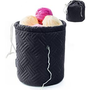 MYBAGZING Small Yarn Bag, Canvas Crochet Bag Organizer, Knitting Bag, Mini Yarn Storage Bags Yarn for Crocheting, Yarn Holder for Crochet Beginner,Knitting & Crochet Supplies in Kuwait