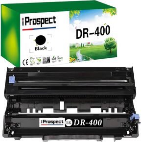 وحدة طبلة سوداء iPROSPECT DR400 DR-400 متوافقة مع Brother DCP-1200 DCP-1400 IntelliFax-4100 4100E 4750 MFC-8300 8500 9600 P2500T HL-1030 1230، عبوة واحدة in Kuwait
