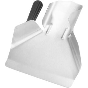 مغرفة القلي الفرنسية، مغرفة رقائق البطاطس المقلية المجرفة، مغرفة القلي الفرنسي للطعام، مغرفة من الفولاذ المقاوم للصدأ بمقبض مرن متعدد الوظائف لحقيبة الفشار لرقائق الطعام والحلوى أداة تقديم المساعدة in Kuwait