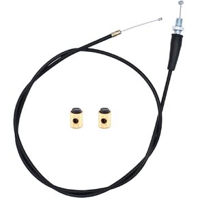 WNOOENG 50inch Mini Bike Throttle Cable for Coleman CT200U BT200X with VM22 Carb, for Predator 212 Mini Baja MB165 MB200 Heat Warrior 196cc 6.5hp 200cc MOTOVOX MBX10 MBX11 GX160 GX200 Pit Bike Parts