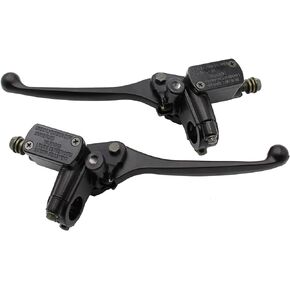 YD-PS001 Left + Right 8mm Brake Master Cylinder Lever Mirror Hole for GY6 50cc 125cc 150cc 250cc Scooter Moped
