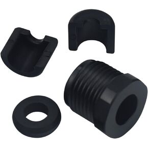 277001729 277000055 Steering Reverse Aluminum Cable Lock Nut Kit, Compatible With Sea-Doo All 2002 and Newer 4-Tec Models, replace 277001729, 277001627, 211100009. (Black) (yellow)