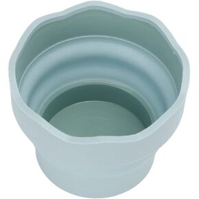 Paint Brush Basin, Portable Collapsible Washing Bucket Silicone Washer Painting Palette Wash Pen Holder Cleaner Cup for Indoor Outdoor Camping Hiking Picnics Travel Art Watercolor Acrylic Tools(Blue)