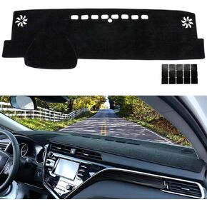 MODIGT Dashboard Dash Cover Mat Pad Compatible with Nissan Altima 2007 2008 2009 2010 2011 2012 Nissan Altima Sedan Coupe Non-Glare Sunshield Protector Dash Board Cover Carpet Black