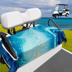Takytao Golf Cart Seat Covers, Blanket for Golf Cart, Universal Golf Cart Seat Towel Fits All EZGO, Yamaha, Club Car, Icon and More Golf Carts, 51''x 31''