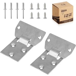 10L0L Golf Cart Seat Bottom Hinge Plate Fits for 1995-up EZGO TXT & Medalist, 2001-up EZGO MPT Shuttle Workhorse Series, 2 Pack OEM# 71610G01 71609G01
