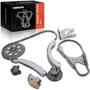 A-Premium 10PCS Engine Timing Chain Kit W/Tensioner & More [fits DOHC, 4Cyl 2.9L 5Cyl 3.7L] Compatible with Chevrolet Colorado 07-12 & GMC Canyon 07-12 & Hummer H3T 09-10 & Isuzu i-290 i-370 07-08