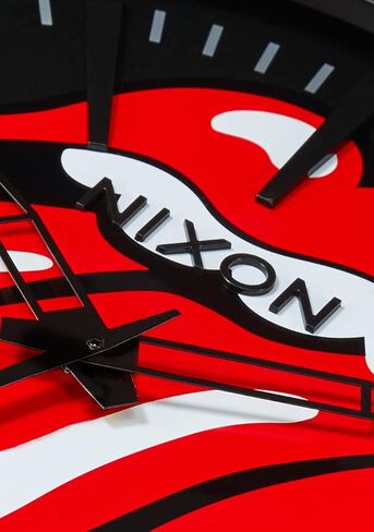 ساعة حائط نيكسون x رولينج ستونز سنتري C3185 - أسود/رمادي in Kuwait