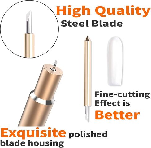 THANMO 10 pcs Premium Fine Point Replacement Blade Compatible with Maker 3/Maker/Explore 3/Explore Air 2/Air,Blade Perfect for Cutting Cuts Glitter Vinyl,Cardstock,Faux,Adhesive Foil,Vellum and Etc in Saudi Arabia