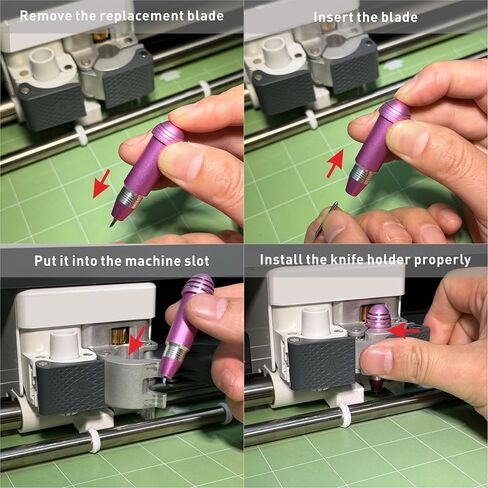 Cutting Blade + Housing, Deep-Point Blade & Bonded-Fabric Blade and Premium Fine Point Blade, For Personalized Crafts, Compatible With Cricut Maker/3, Explore, Explore Air2/3 and Explore One in Saudi Arabia