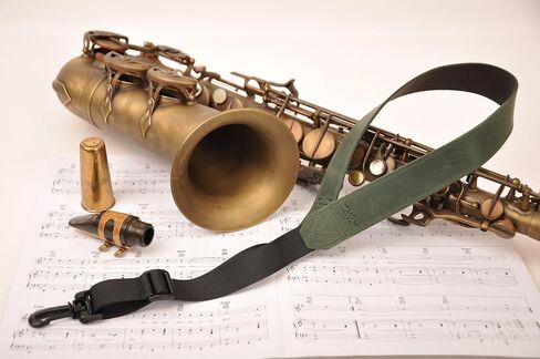 MG Leather Work Saxophone Strap for alto, tenor, soprano, baritone saxophone in Saudi Arabia