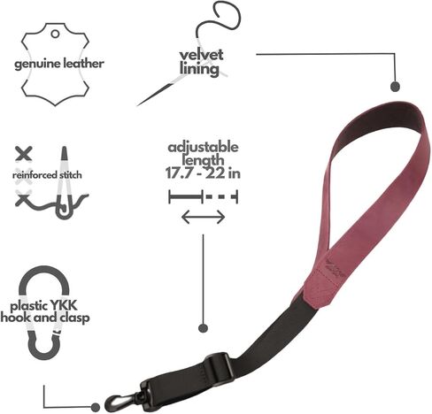 MG Leather Work Saxophone Strap for alto, tenor, soprano, baritone saxophone in Saudi Arabia