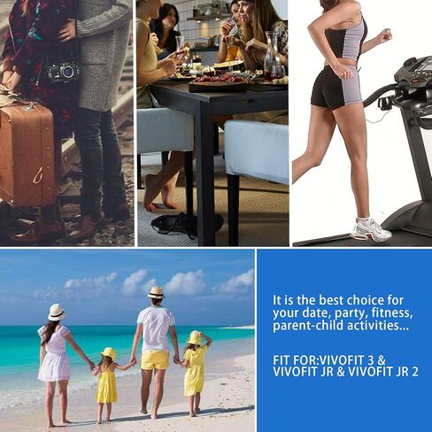 Mosstek متوافق مع Garmin Vivofit 3/Vivofit Jr/Vivofit Jr 2 Bands للأطفال والبنات والأولاد والنساء، ملون لطيف وناعم من السيليكون الرياضي قابل للتعديل بديل Vivofit Jr/Vivofit Jr 2 نطاقات صغيرة وكبيرة in Kuwait