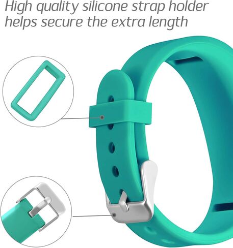 Mosstek متوافق مع Garmin Vivofit 3/Vivofit Jr/Vivofit Jr 2 Bands للأطفال والبنات والأولاد والنساء، ملون لطيف وناعم من السيليكون الرياضي قابل للتعديل بديل Vivofit Jr/Vivofit Jr 2 نطاقات صغيرة وكبيرة in Kuwait