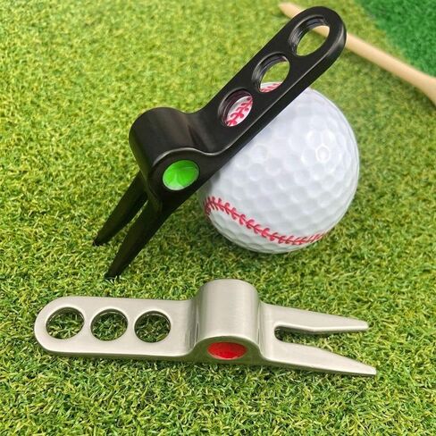 Silver Durable Golf Ball Fork Pivot Divot Repair Tool Compatible Golf Divot Tools for Scotty Cameron in Saudi Arabia