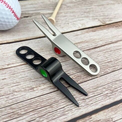 Silver Durable Golf Ball Fork Pivot Divot Repair Tool Compatible Golf Divot Tools for Scotty Cameron in Saudi Arabia