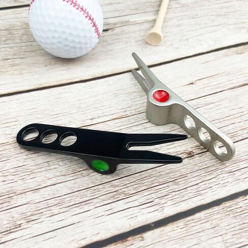 Silver Durable Golf Ball Fork Pivot Divot Repair Tool Compatible Golf Divot Tools for Scotty Cameron in Saudi Arabia