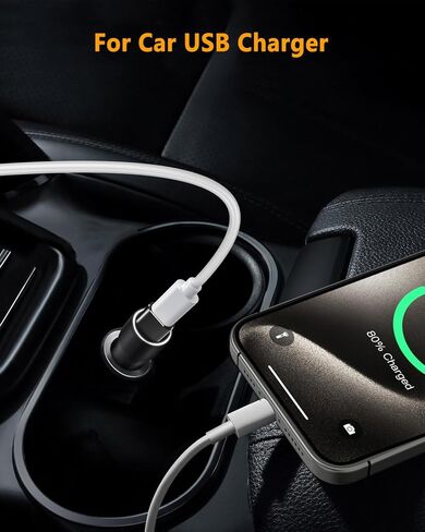 محول LLYZZ USB إلى USB C 3 حزم، محول كابل شاحن USB C أنثى إلى USB ذكر، متوافق مع iPhone 15/14/13، لساعة Apple Watch 9/Ultra 2، لجهاز iPad Pro/Air/Mini، لأجهزة Airpods، سامسونج، أسود + أزرق in Kuwait