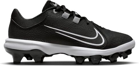 Nike Women's Hyperdiamond 4 Pro Molded Softball Cleats, Black White, 8.5 in Saudi Arabia