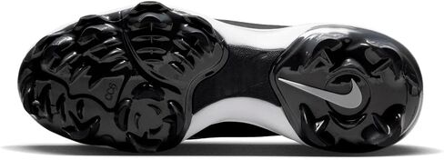 Nike Women's Hyperdiamond 4 Pro Molded Softball Cleats, Black White, 8.5 in Saudi Arabia