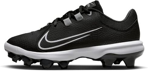 Nike Women's Hyperdiamond 4 Pro Molded Softball Cleats, Black White, 8.5 in Saudi Arabia