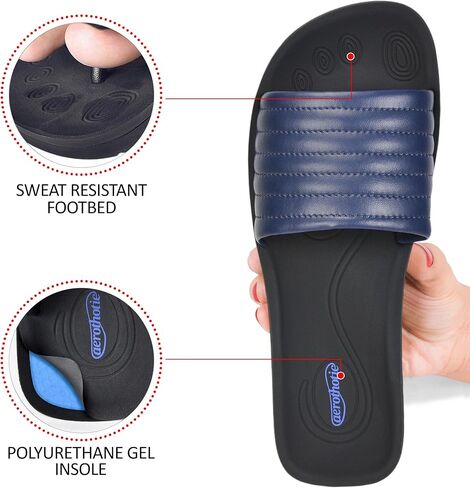 AEROTHOTIC Women's Arch Support Casual Summer Slide Sandals in Kuwait