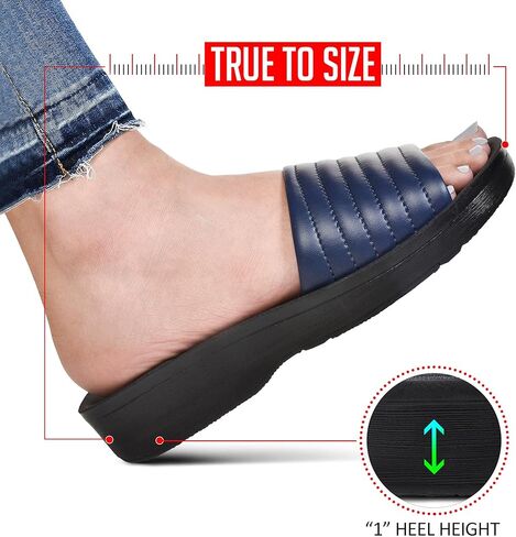 AEROTHOTIC Women's Arch Support Casual Summer Slide Sandals in Kuwait