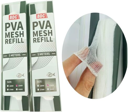 PVA شبكة صيد سمك الشبوط صافي تذويب 2 قطعة قابلة للذوبان بطول 395 بوصة ، شبكة الطعم العالمية الملء أكياس تخزين الطعم in Saudi Arabia