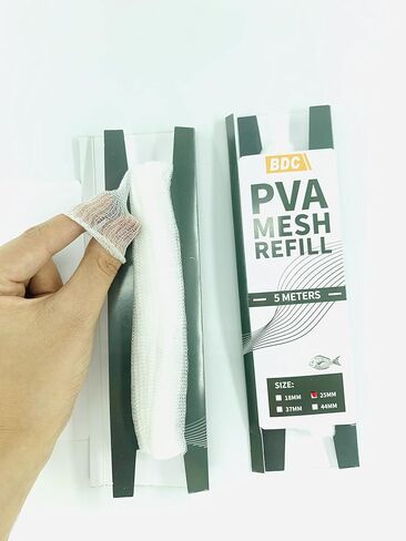 PVA شبكة صيد سمك الشبوط صافي تذويب 2 قطعة قابلة للذوبان بطول 395 بوصة ، شبكة الطعم العالمية الملء أكياس تخزين الطعم in Saudi Arabia